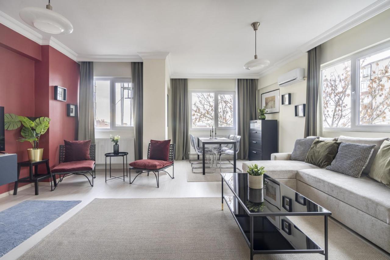Ferienwohnung Modern Flat With Balcony On Bagdat Street Istanbul Exterior foto
